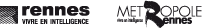 Logo Ville de Rennes et Rennes Métropole